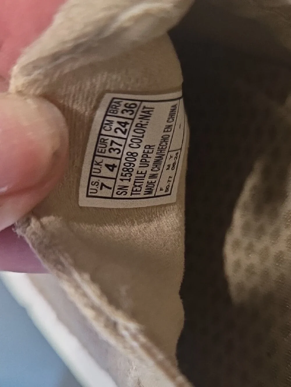 Skechers Espadrille Platform Sneakers in Natural Beige Martha Stewart Size 7